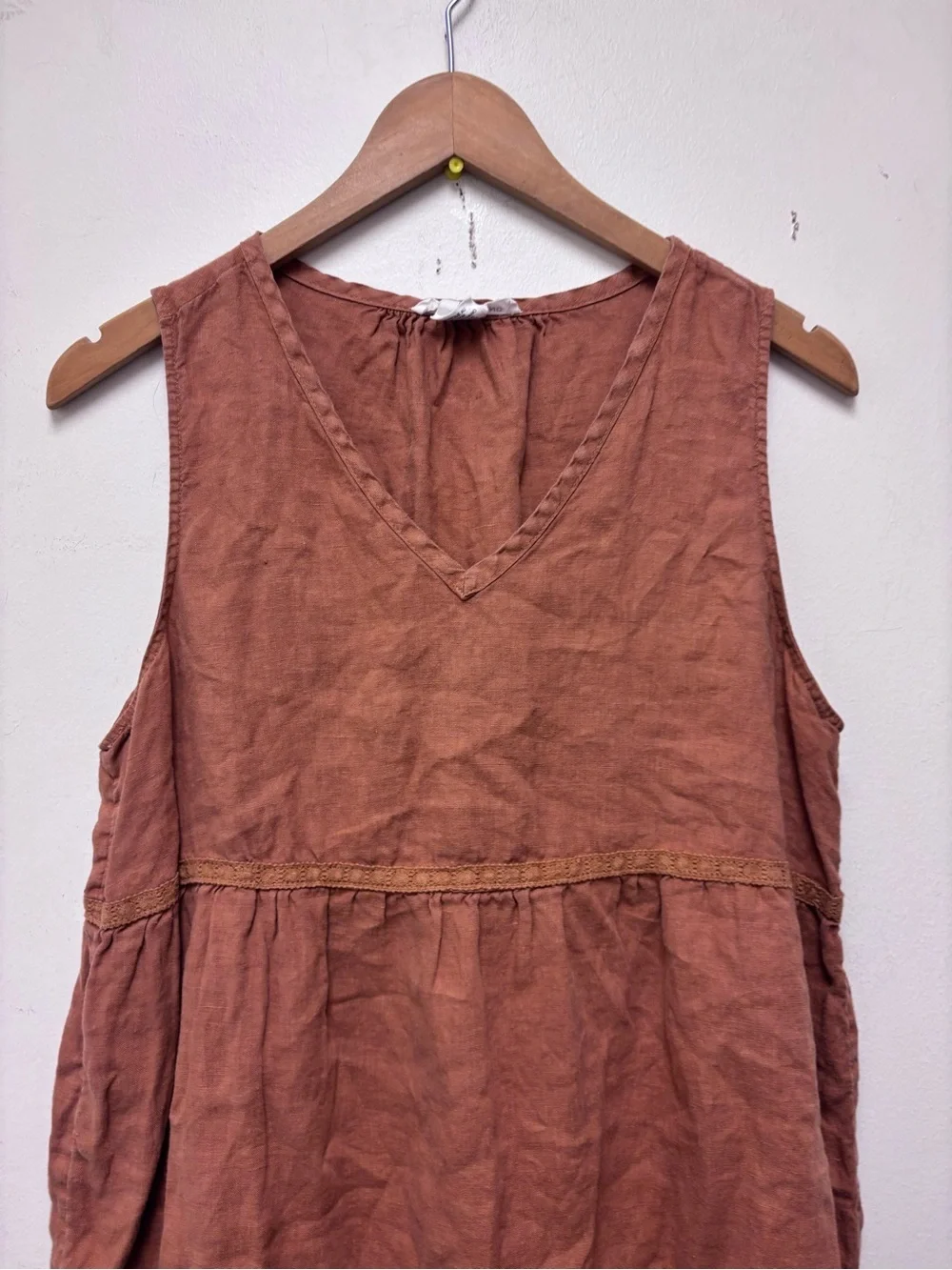 Lucky Brand Linen Crochet Dress